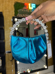 Mini Rhinestone Handle Bag