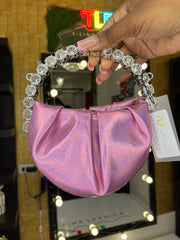 Mini Rhinestone Handle Bag